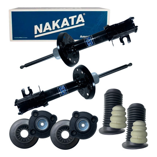 Par Amortecedor Dianteiro Nakata + Kit Fiorino 2013 2014 2015 2016 2017 2018 2019 2020