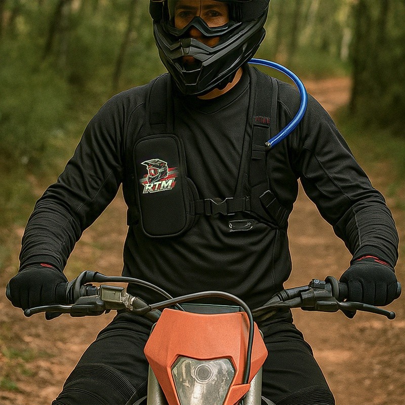 Chest Bag Leve Para Trilha De Moto Estilo Urbano C/ Alça Ajustável Premium