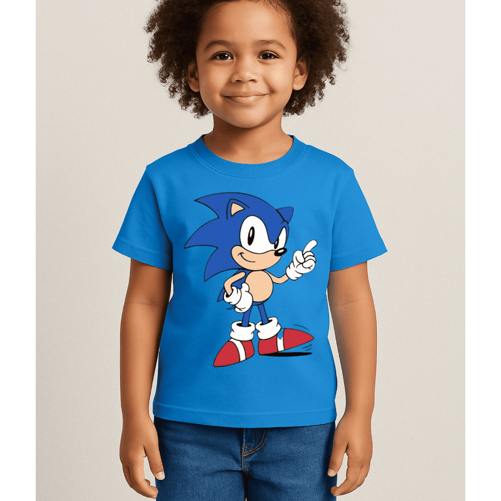 Camisa Camiseta Estampada Soniic Unissex | Conforto e Estilo Gamer moda infantil juvenil adulta