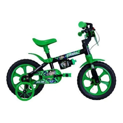 Bicicleta Aro 12 Cairu Feminina Masculina Modelo Sereia e Play Kids Com Rodinhas e Cestinhas · foto 2