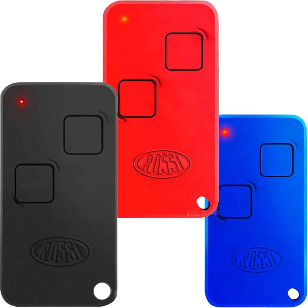 Kit 3 Controle Remoto Motor Portão Original Rossi Ht 433,92mhz Hcs Rolling Code