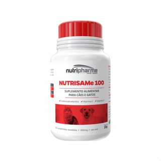 Nutri Same 100 30 Comprimidos 500mg – Nutripharme | Suplemento para Cães e Gatos em Oferta na Shopee