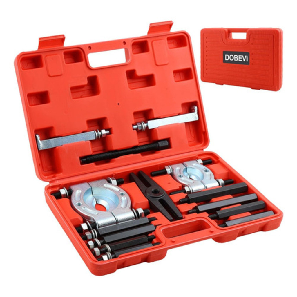 Kit 14 Peças Extrator Rolamento Alternador Câmbio Ferramenta Automotiva Mecânica Maleta Carro