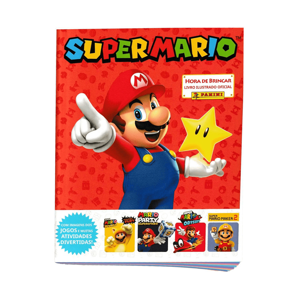 Super Mario Hora de Brincar - Álbum - Novo - ISBN 9786555163209 em Oferta na Shopee