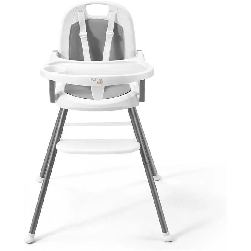 Cadeira de Alimentação Portátil Berry 3 em 1 Cinza Multikids