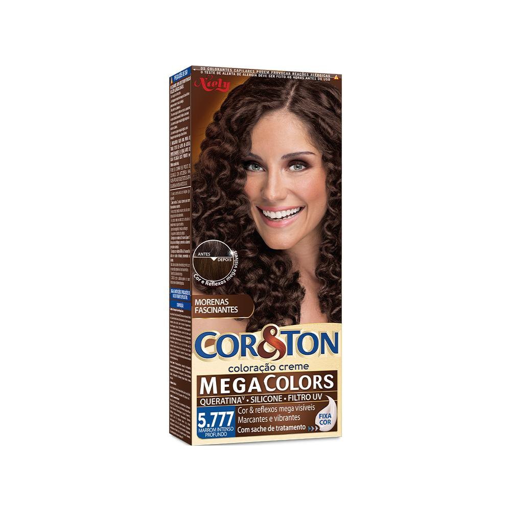 Coloração Niely Cor&Ton Marrom Intenso Profundo 5777 - Beauty