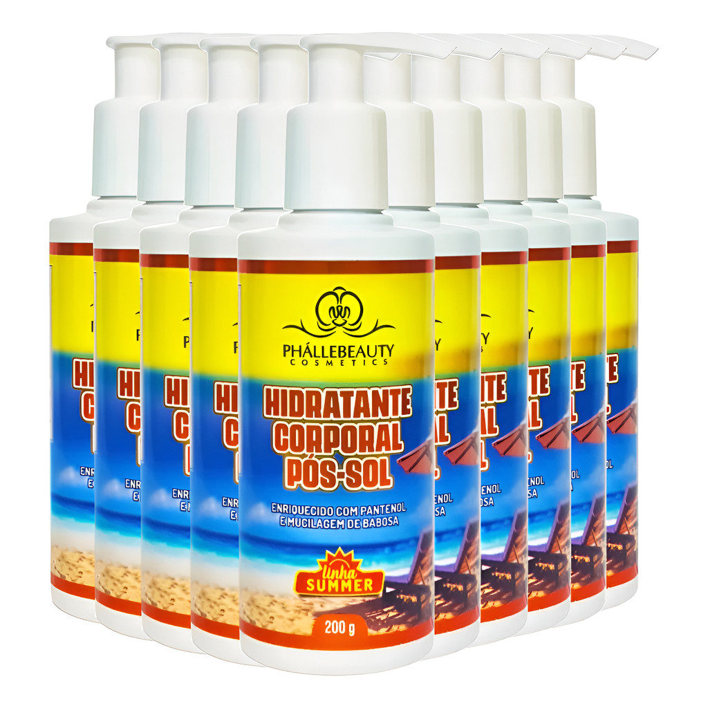 10 Creme Pós-sol Phállebeauty Cosméticos Hidratante