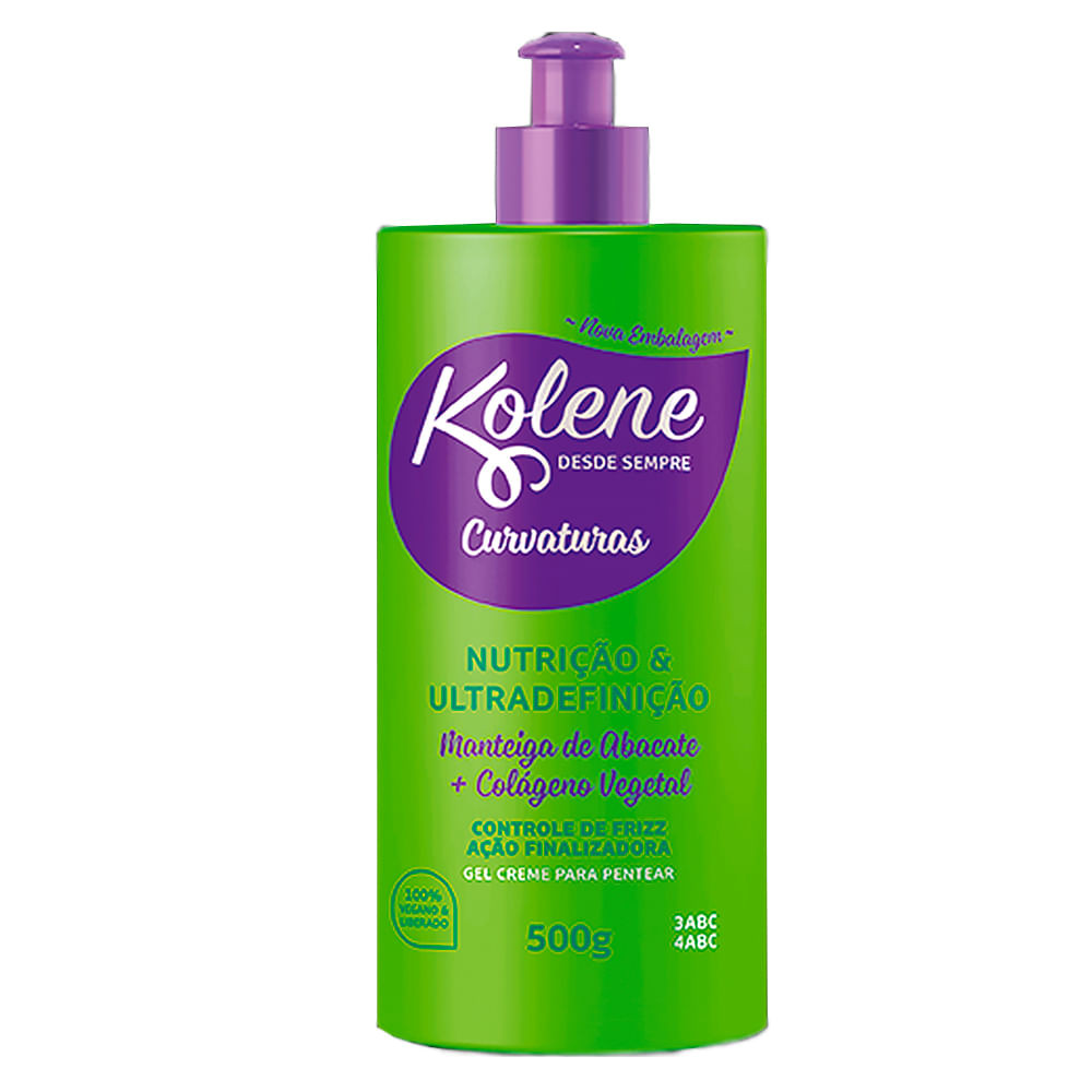 Creme Pentear Kolene Curvaturas 500ml - Beauty
