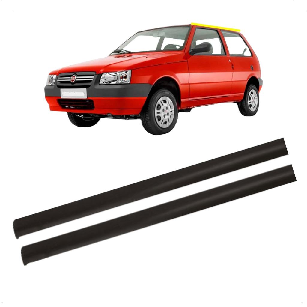 Par Friso Teto Borrachão Fiat Uno 2 E 4 Portas 2004 Até 2010