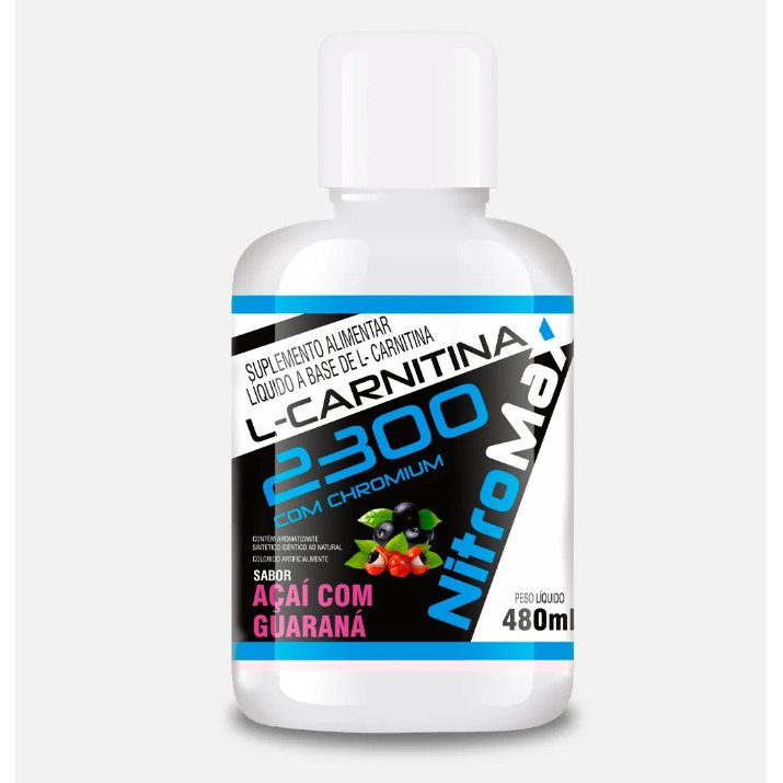 NITRO CARNITINA 2300 CHROMIUM em Oferta na Shopee