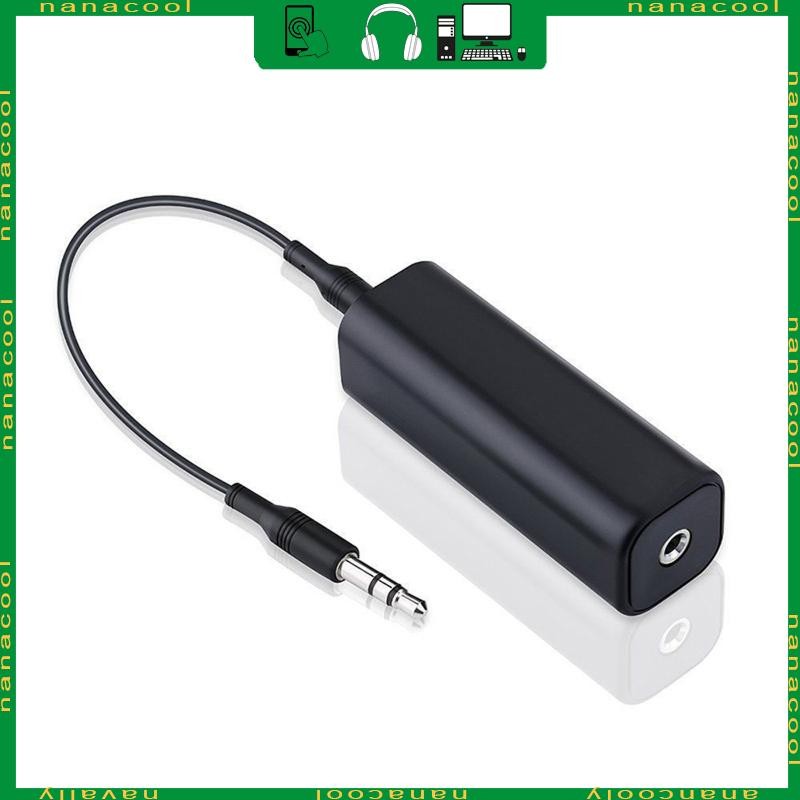 nana Ground Loop Filtro Ruído Isolador 3 5mm Para Carro Estéreo Doméstico Eliminando Buzzing Noise