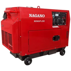 Gerador de Energia a Diesel 10kva Monofásico 110220v Silenciado Partida Elétrica 14hp