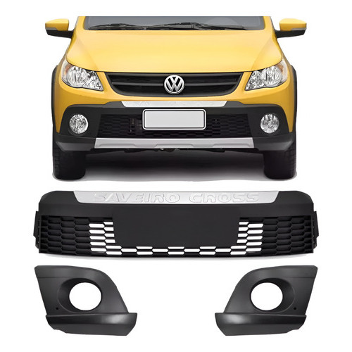 Shopee – Kit Grade Saveiro Cross G5 2009 2010 2011 2012 Com Moldura Milha