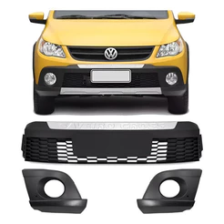 Kit Grade Saveiro Cross G5 2009 2010 2011 2012 Com Moldura Milha