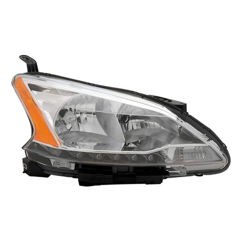 Par Farol Cromado C/ Led Sentra 2014 A 2016