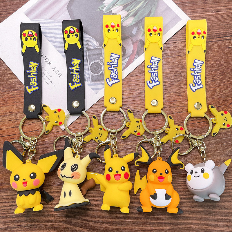 Chaveiro Pokémon Dos Desenhos Animados pikachu Pet pickup Elf Pingente Fofo em Oferta na Shopee