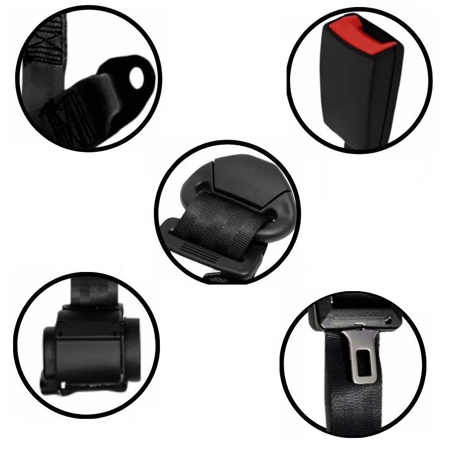 Cinto de Segurança retrátil de 3 pontos dianteiro Montana em Oferta na Shopee