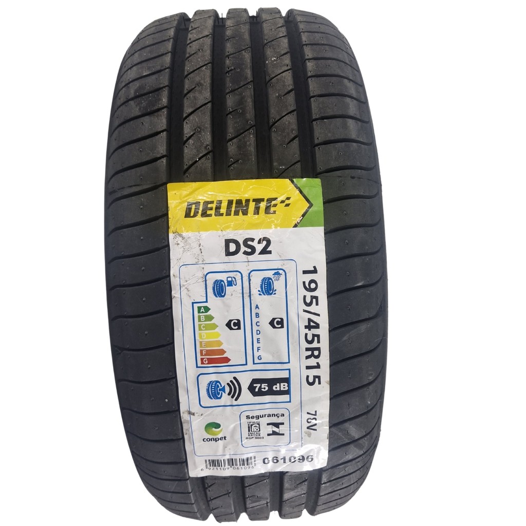 Pneu Delinte 195/45R15 78V DS2 Aro 15 Gol Palio Corsa