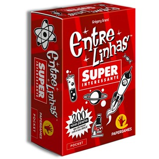 Jogo Cartas Entre Linhas Super Interessante Original Papergames Mesa Tabuleiro Baralho Pocket em Oferta na Shopee