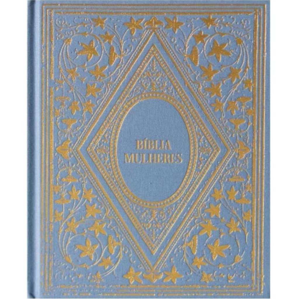 Bíblia Sagrada Mulheres | Viviane Martinello | NAA  | Espaço para Anotações | Capa Luxo Vintage Azul