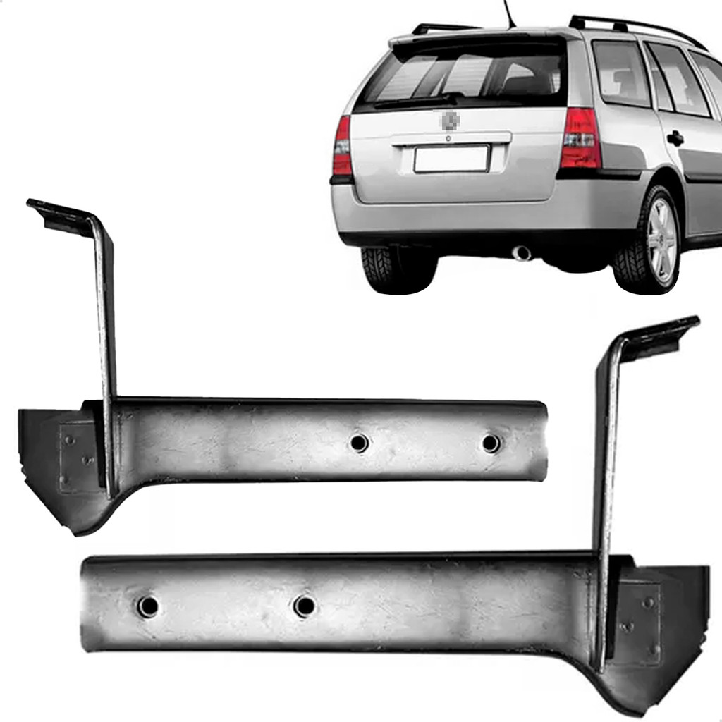 Par Suporte Parachoque Traseiro Parati G3 99 2000 2001 2002 2003