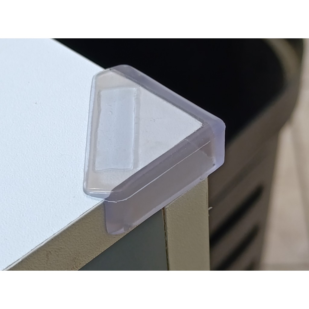 4X Cantoneira Kit Protetor de Quina Canto Silicone Móvel Mesa Estante Cama Comoda