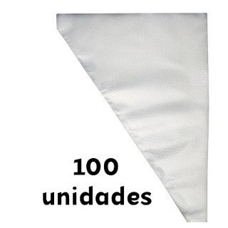 Saco De Confeitar Medio 100 Unidades Confeitaria Bolo Doce Cupcake