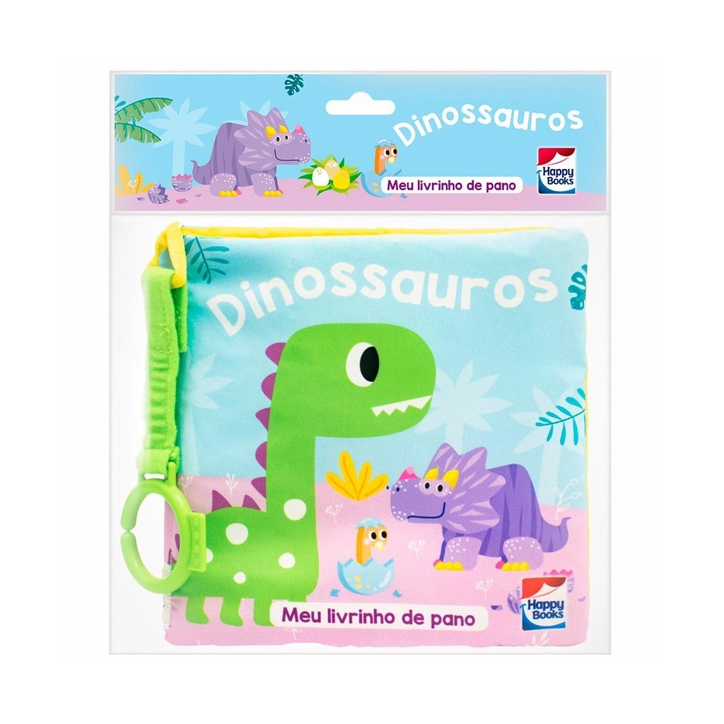 Meu Livrinho de Pano -  Dinossauros - Happy Books