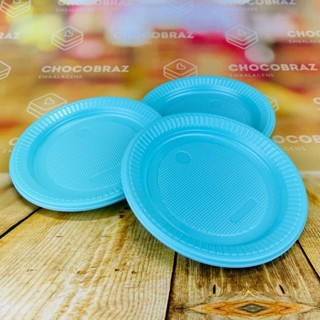 50~250 PRATO 15cm ANIVERSARIO AZUL TIFANI BELLO FESTA em Oferta na Shopee