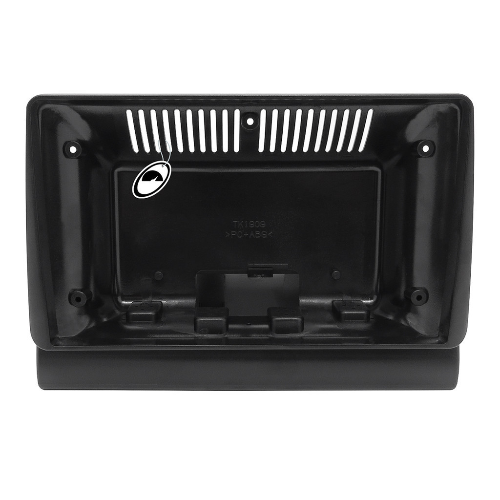 Moldura 2 Din 9'' MP5 Uno Mille 94/13 Fiorino 97/13 Preta