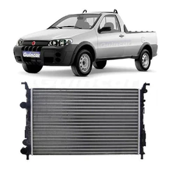 Radiador Fiat Strada 1.4 8v Fire Flex 06 07 08 09 2010 2011