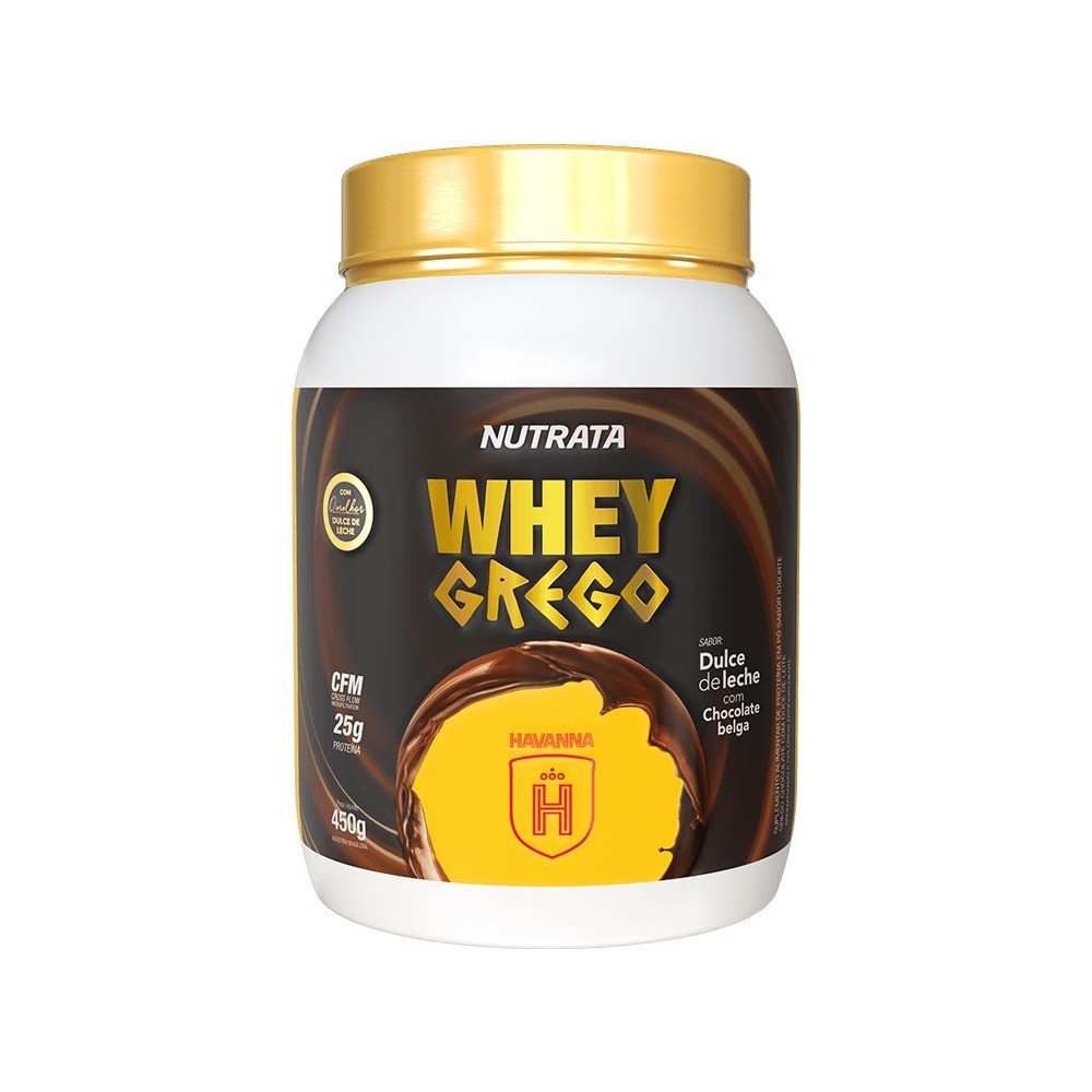 Whey Grego Havanna Chocolate Belga 450g - Nutrata