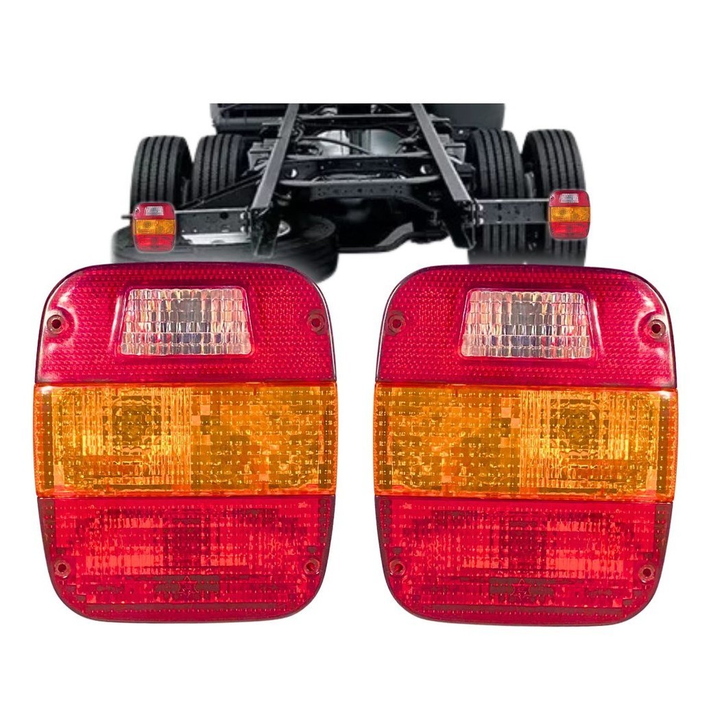 Par Lanterna Traseira Marmita Marmitão Para Caminhão Ford VW Troller em Oferta na Shopee