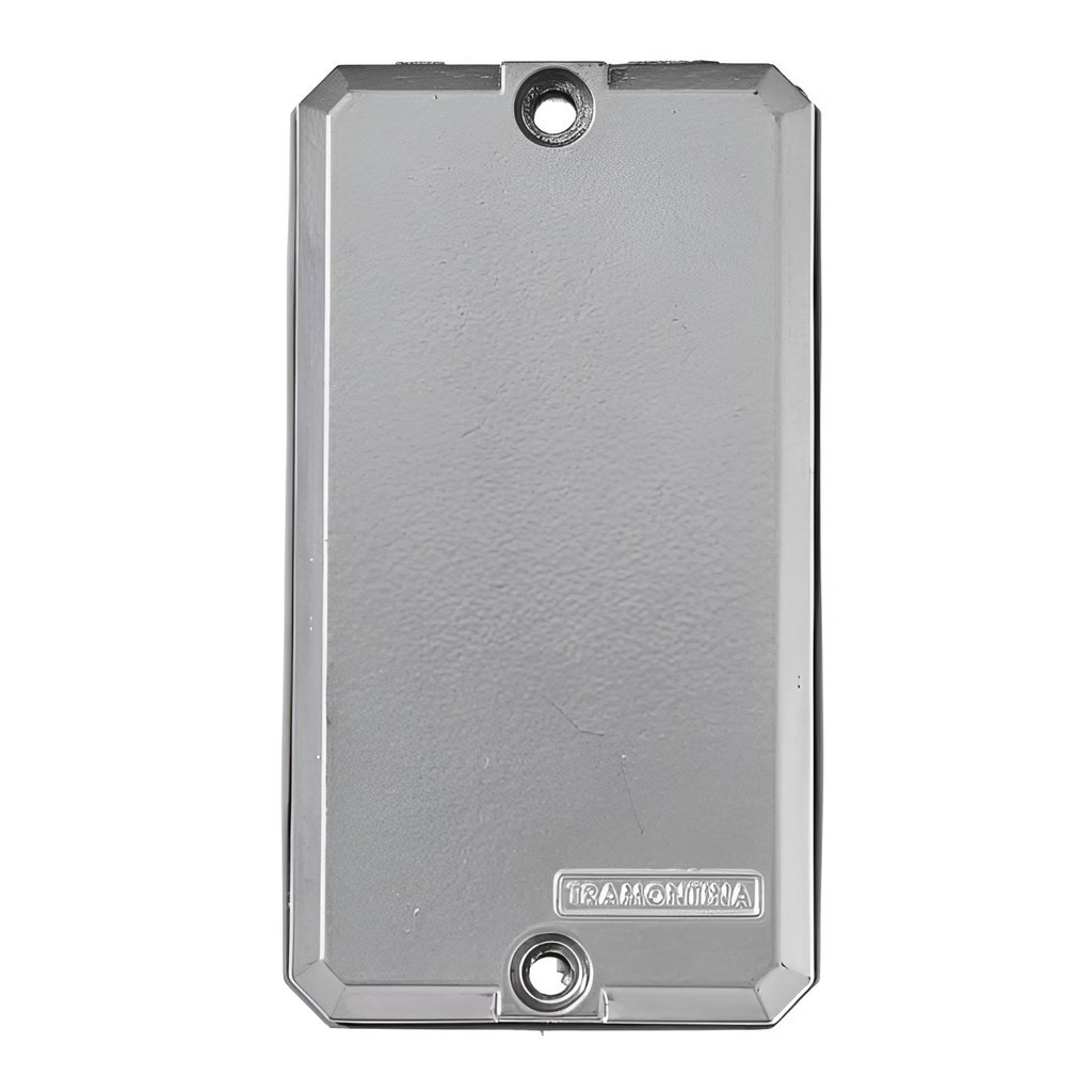 Placa Condulete Tramontina Cinza 1/2" e 3/4" – Resistência e Segurança