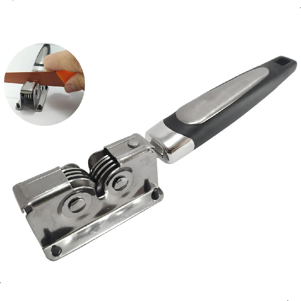 Afiador Amolador de Facas Tesoura Canivete Profissional Inox - Home & Living