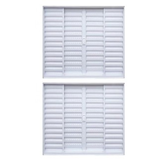 Kit com 2 Janelas de Alumínio Veneziana de Correr 100x120cm 4 Folhas sem Vidro Soft Plus Mgm em Oferta na Shopee