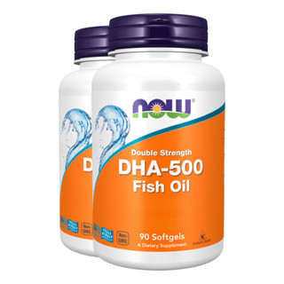 Kit 2x DHA-500 Now Foods 250Epa Óleo de Peixe 90Soft Importado/Made in Usa em Oferta na Shopee