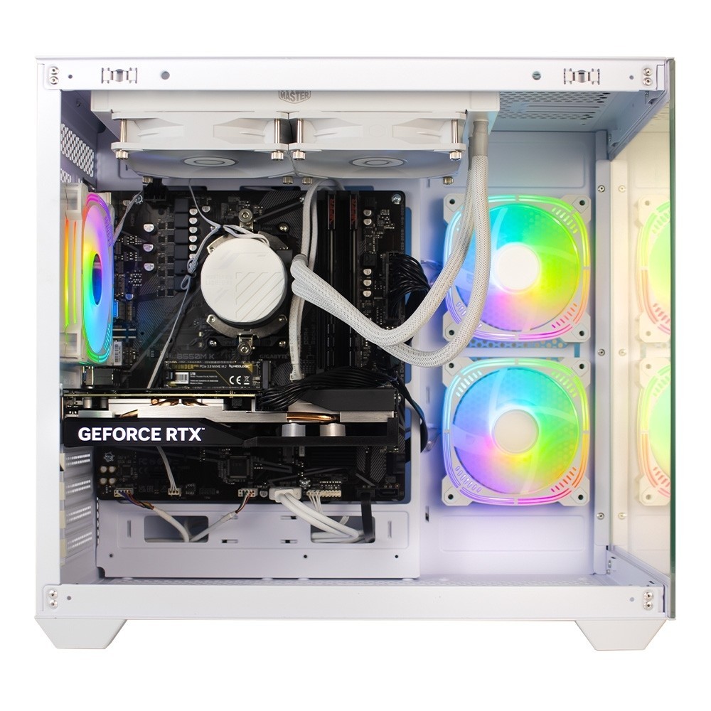 Detalhes do PC GAMER AMD RYZEN 5 5600GT 16GB 3200MHZ (RADEON VEGA 7), A520M, SSD 480GB, 500W 80 PLUS, GABINETE AQUARIO WHITE