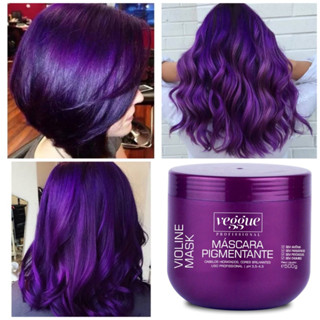 Máscara Matizadora e Tonalizante Violine Veggue Profissional 500ml em Oferta na Shopee