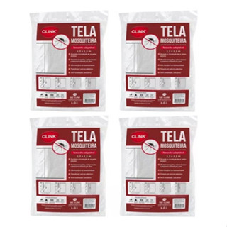 Kit 4 Tela Mosquiteira Janela Velcro Ajustável Anti Insetos em Oferta na Shopee