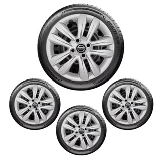 Jogo 4 calotas Nissan March Versa aro 14 em Oferta na Shopee