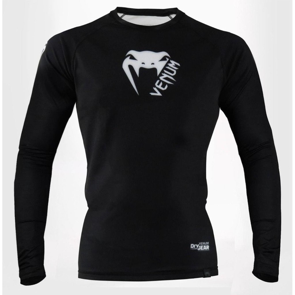 Rashguard Masculina Venum Basic Preto em Oferta na Shopee