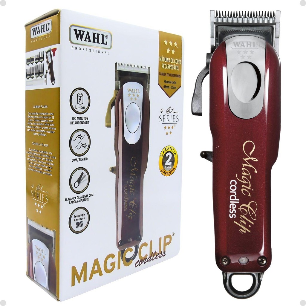 Máquina De Corte Wahl 5 Star Series Magic Clip Cordless Bivolt
