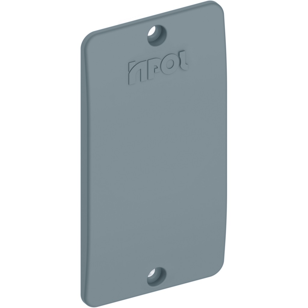 Kit 10 Pçs Tampa Cega Cinza Condulete Pvc 1/2 - 3/4 Inpol