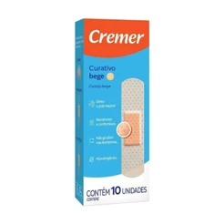 Curativo Cremercare Bege com 10 Unidades
