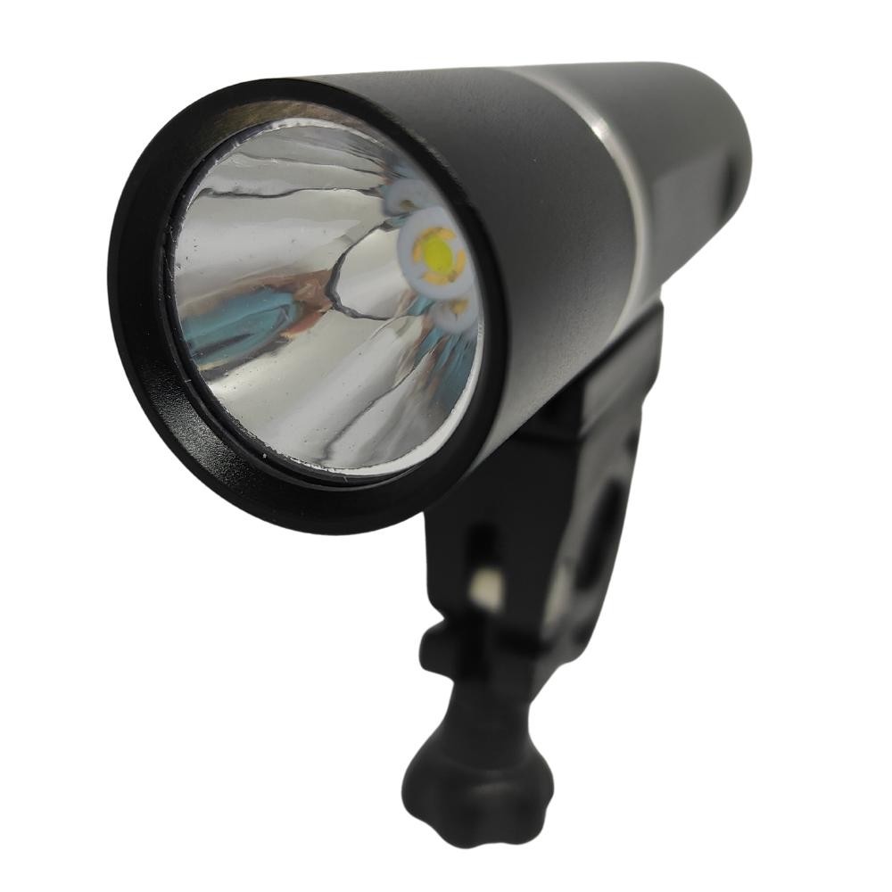 Farol De LED Para Bicicleta 1 Lâmpada 3W 300 Lumens Branca Funções Fixa e Piscante Mod: 246-3W