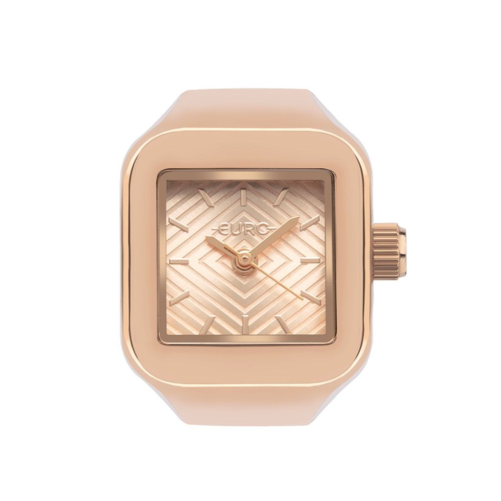 Relógio Anel Euro Feminino Unique Rosé - EU2035YWY/4JI