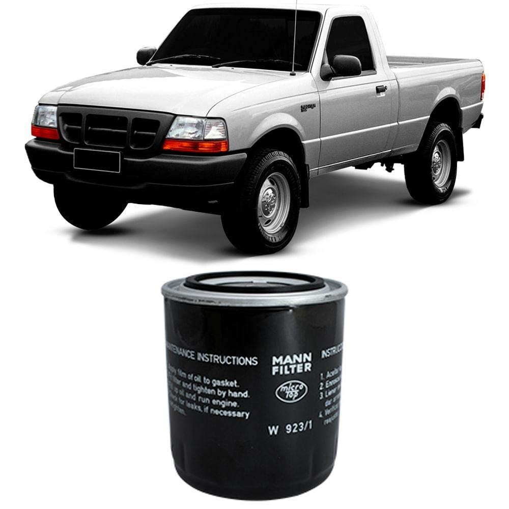 Filtro Óleo Ford Ranger 2.8 2001 A 2006 Mann em Oferta na Shopee