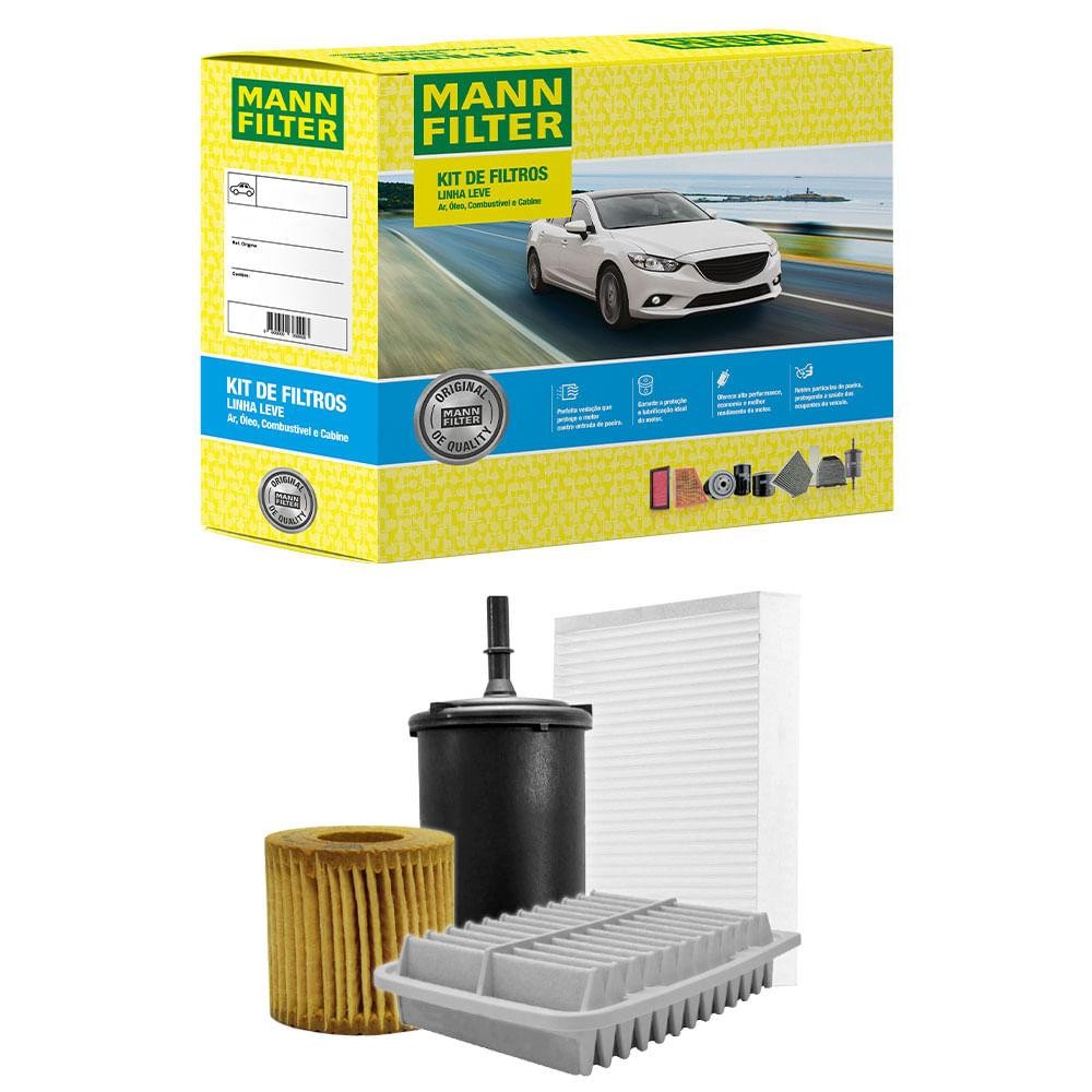 Kit Filtro Corolla 16v 2010 A 2019 Mann Filter Sp11073-4