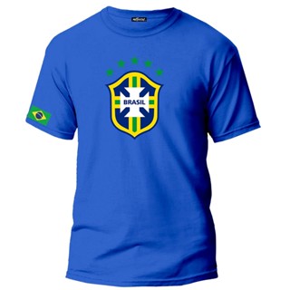 Camisa Camiseta Unissex Seleção Brasileira Copa Do Mundo Torcedor 2022